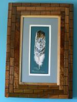 Sandra Santara Artwork Matted  Framed  151 - Wood Woodwork - By Larry Niekamp, Framing Woodwork Artist