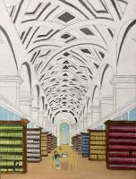 Buildings - Law Library III - Oil On Canvas